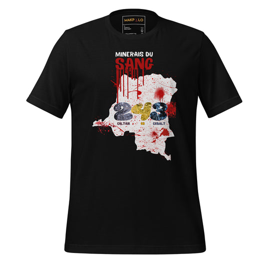 T-shirt unisexe minerais du sang2