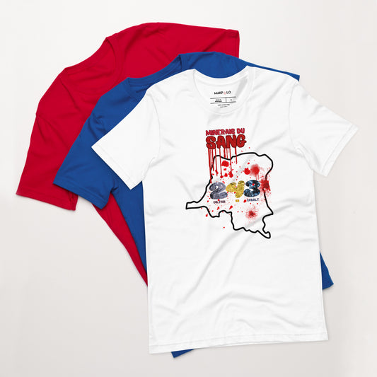 T-shirt unisexe Minerais sang 2