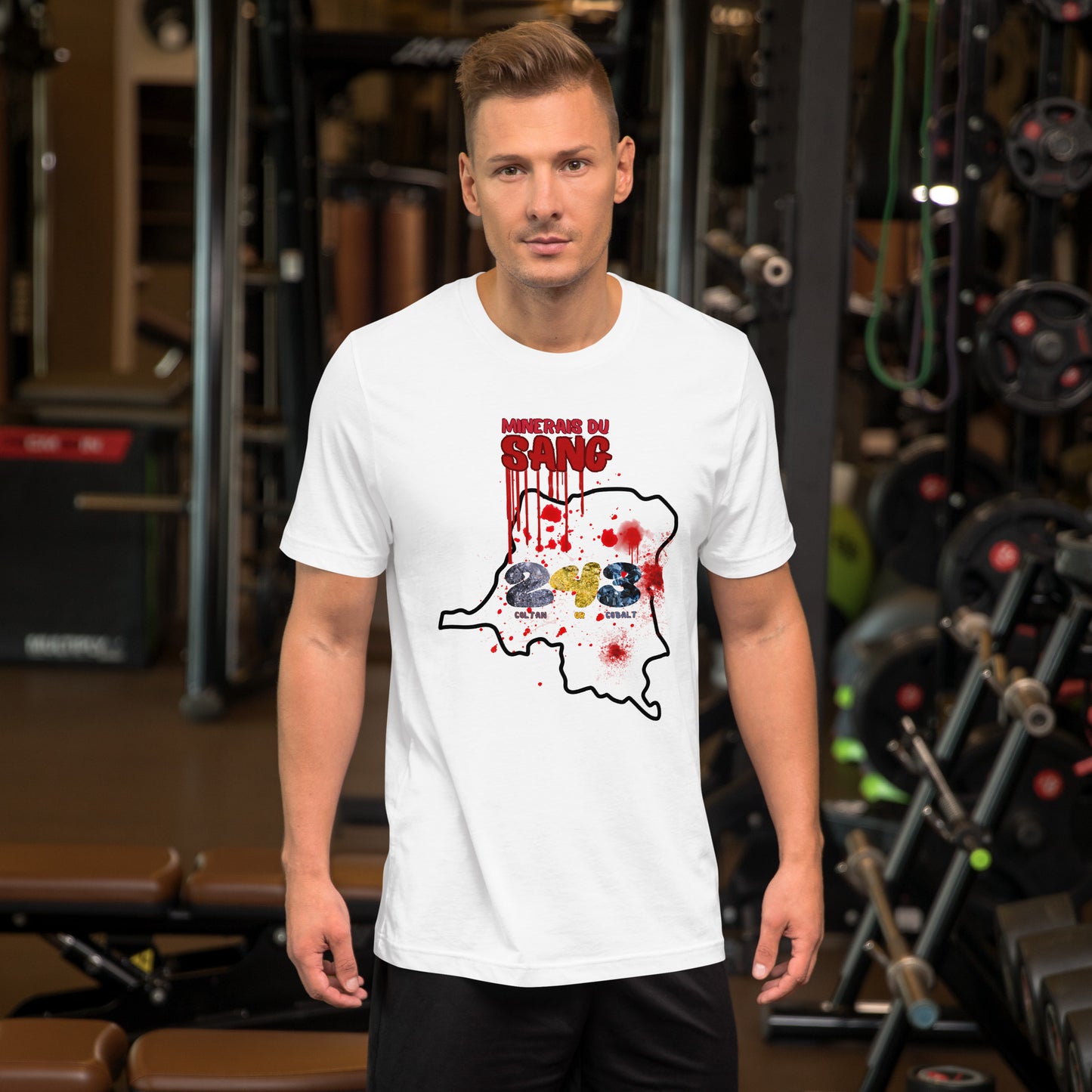 T-shirt unisexe Minerais sang 2